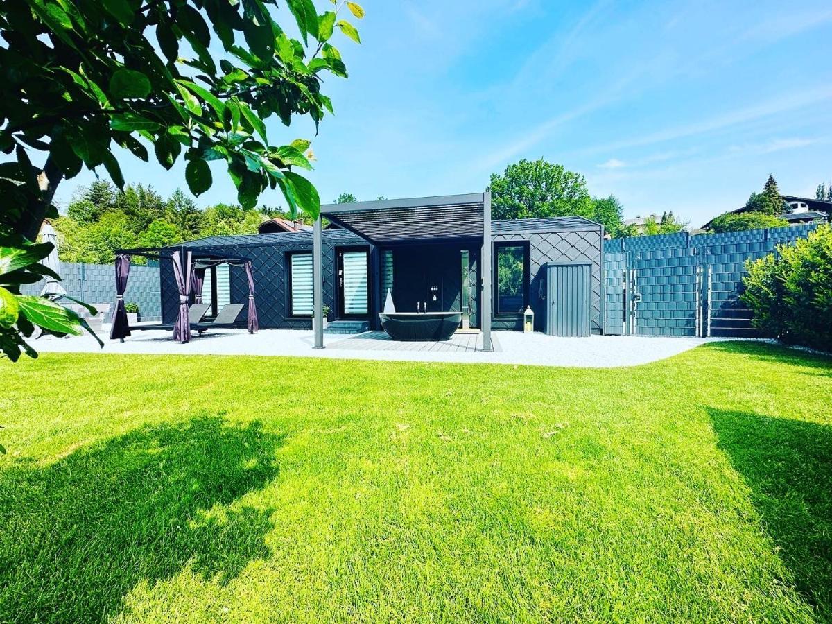 Voralpen Lodge - Ferienhaus Mit Gym & Wellnessbereich Traisen Exteriér fotografie