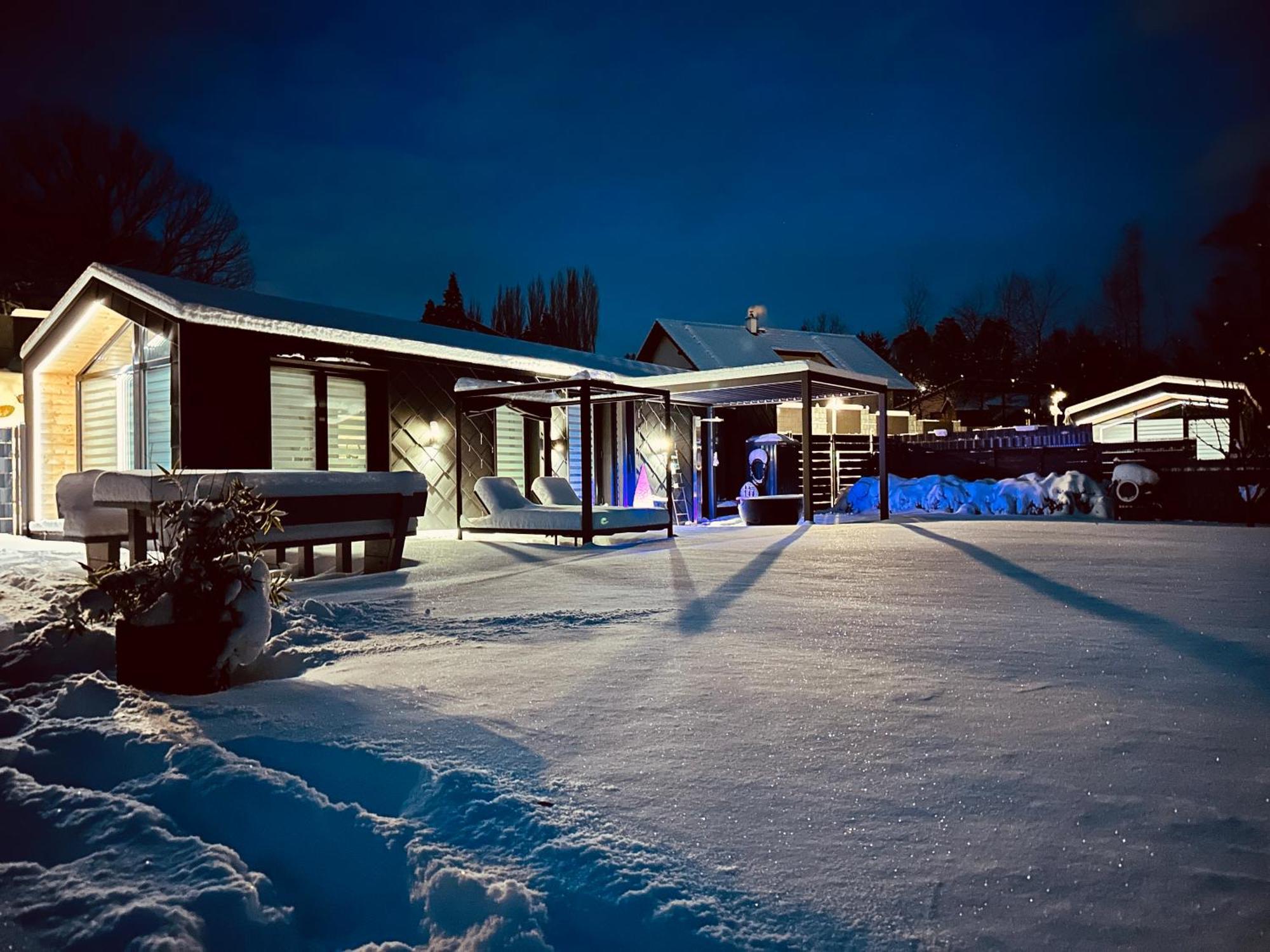 Voralpen Lodge - Ferienhaus Mit Gym & Wellnessbereich Traisen Exteriér fotografie